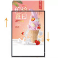 Tempered Glass Menu Board Price Table Light Box